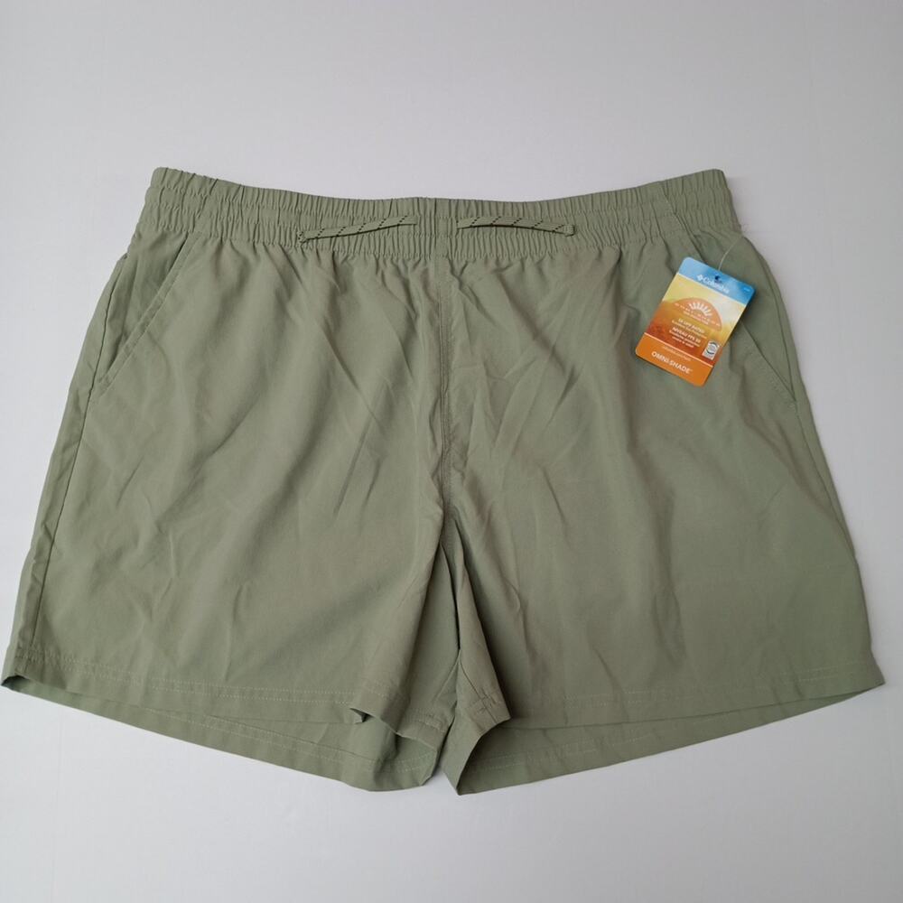 Columbia Women's Blue‎ Vista Hill Shorts Size XL Green 5" Ins